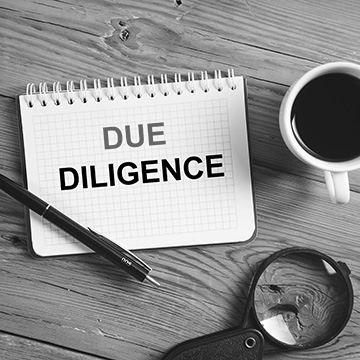 Purchase of a Business – Due Diligence Requirements